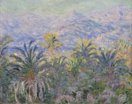 Claude Monet - Palm Trees at Bordighera at the MET in New York